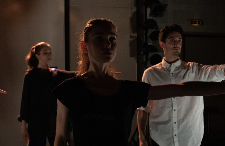 Dancers from Sibiu Ballet perform works from Panta Rei Danseteater and Sandra Mavhima from Choreodep at the start of an international conference in Bucharest Romania, tackling the issues of violence against women and girls throughout the world.