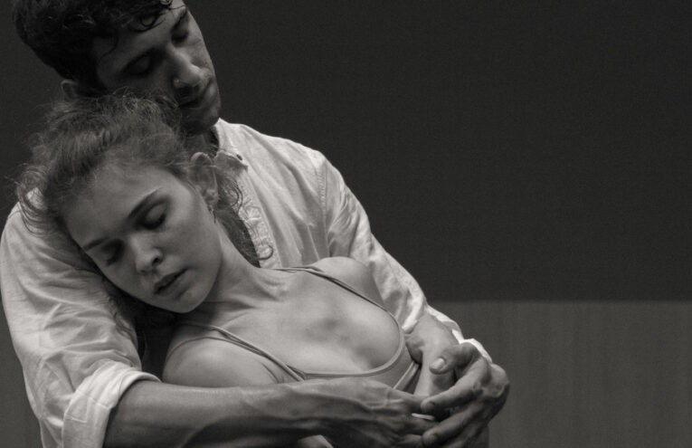 Dancers from Sibiu Ballet perform works from Panta Rei Danseteater and Sandra Mavhima from Choreodep at the start of an international conference in Bucharest Romania, tackling the issues of violence against women and girls throughout the world.